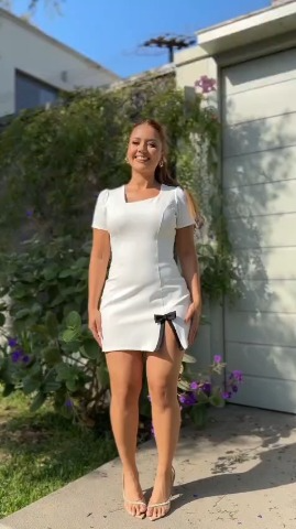Vestidos cortos para adolescentes, mini vestido de cóctel 2025 para mujer, vestido de graduación acampanado